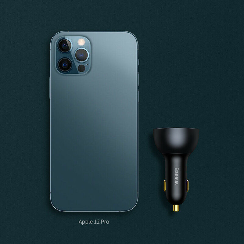 شارژر فندکی 100 وات باسئوس مدل TZCCZM-0G به همراه کابل USB-C