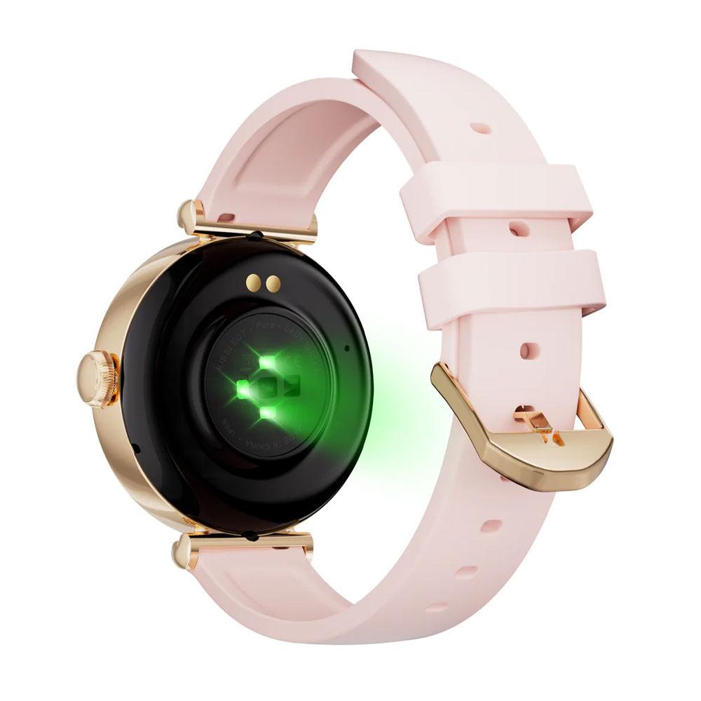 ساعت هوشمند کیسلکت مدل Pura، مناسب برای ورزش، دارای قابلیتهای صفحه نمایش رنگی و لمسی، قابلیت نمایش سطح اکسیژن خون، بند سیلیکون