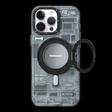 کاور یانگ کیت مدل Cyberpunk 360° Spin Magnetic Stand Case مناسب برای گوشی موبایل اپل iphone 16 promax