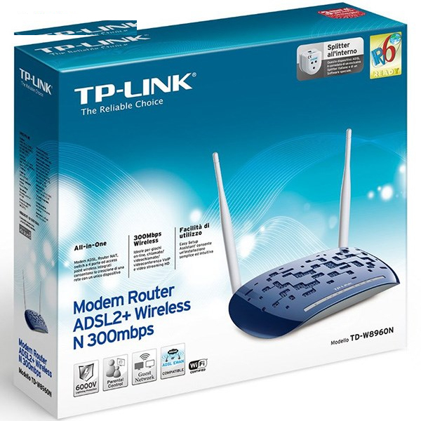 مودم روتر +ADSL2 تی پی-لینک مدل TD-W8960N_V1