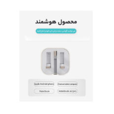 شارژر 35 وات سولوفر مدل IPHONE 14 35W به همراه کابل تبدیل لایتنینگ به USB-C