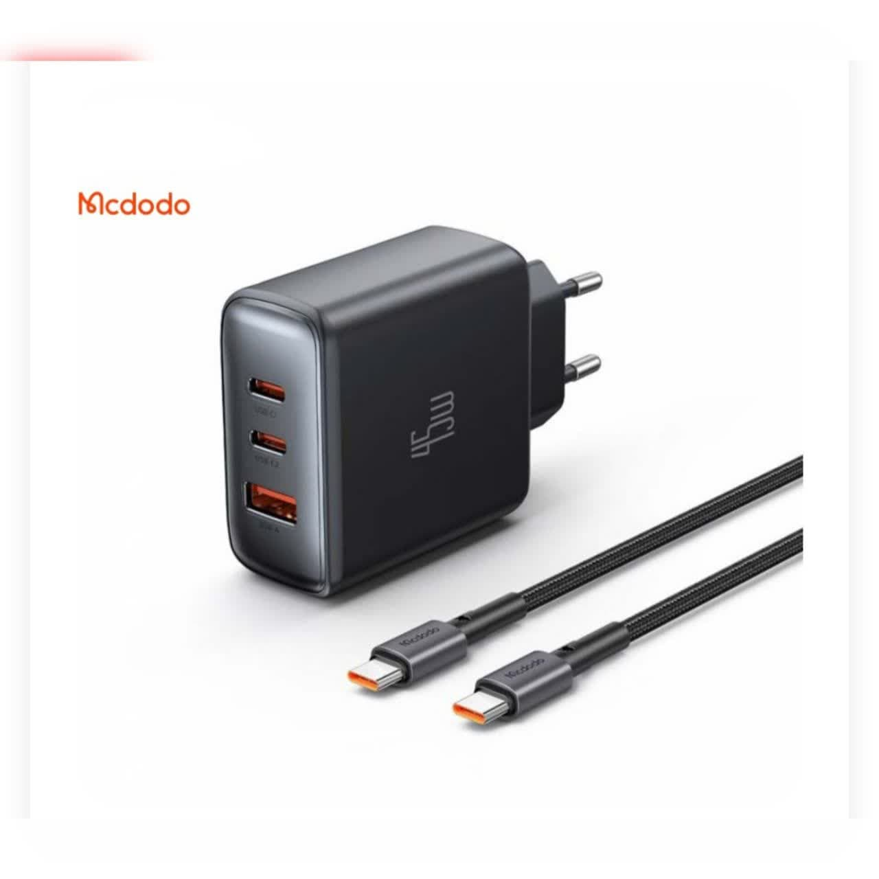 شارژر دیواری 45 وات مک دودو مدل ch-4861