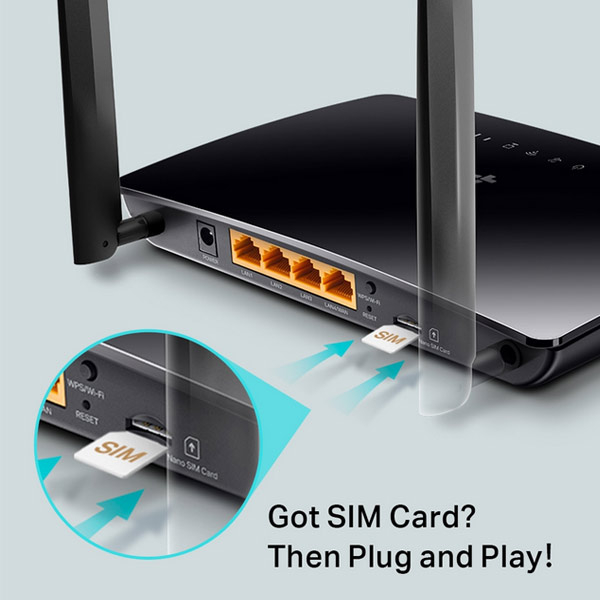 مودم روتر بی سیم 4G LTE تی پی-لینک مدل  Archer MR202 AC750