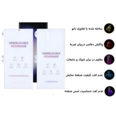 محافظ صفحه نمایش مات بوف مدل Hydrogel-Matte-G مناسب برای گوشی موبایل سامسونگ  Galaxy S23 Ultra به همراه محافظ پشت گوشی