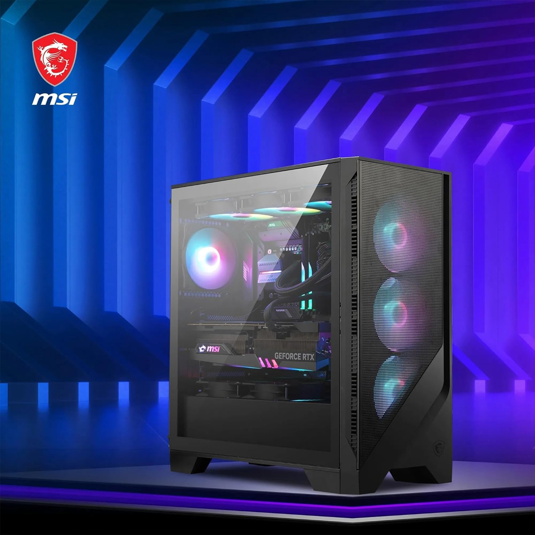 کیس کامپیوتر ام اس آی مدل MAG FORGE 320R AIRFLOW