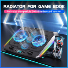 پایه خنک کننده لپ تاپ گیمینگ مدل RGB 5FAN D10 کد MOBILE STAND