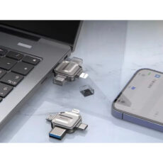 فلش مموری یسیدو مدل FL15 ظرفیت 128 گیگابایت با رابط USB/ usb-C/ microUSB / لایتنینگ