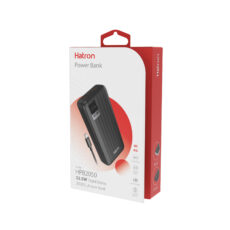 پاوربانک هترون مدل HPB2050 با ظرفیت 20000 میلی آمپر ساعت