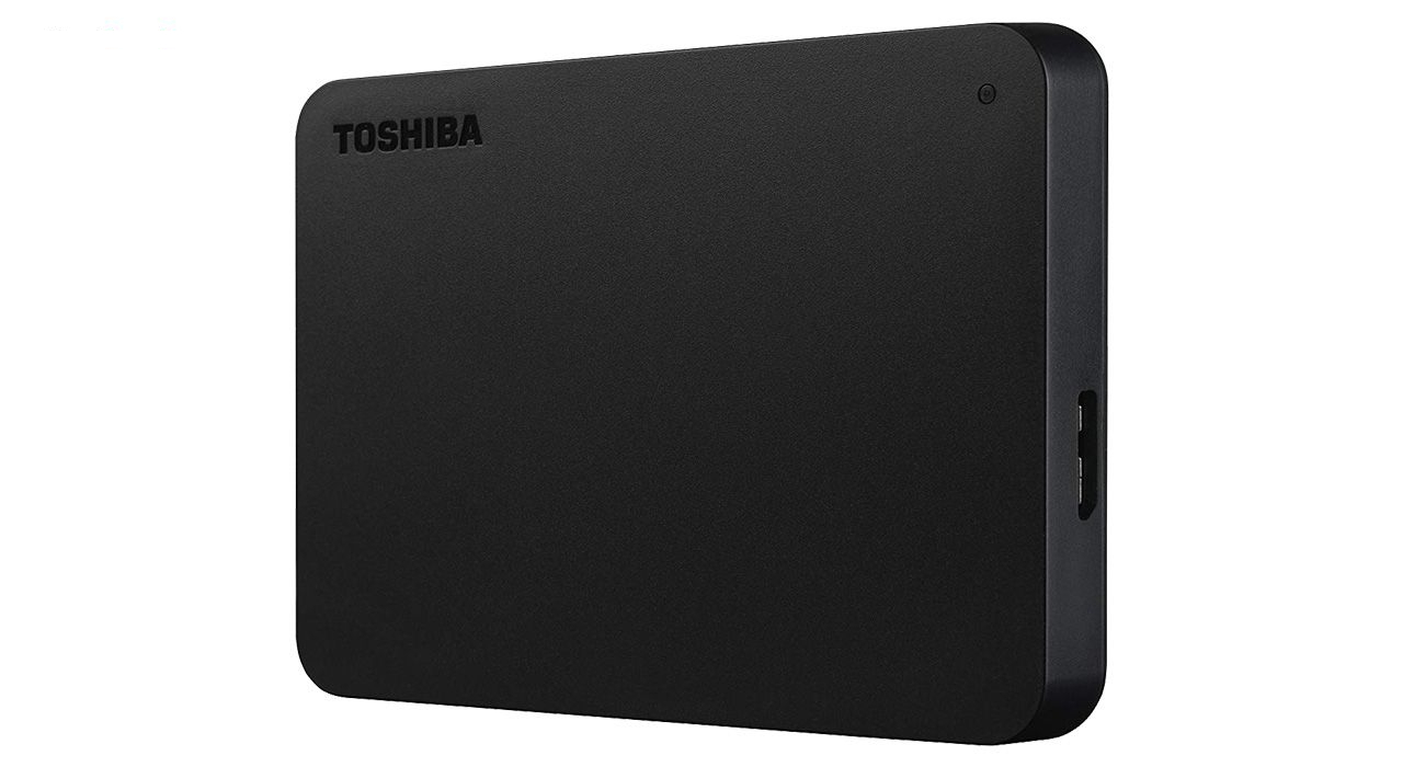 هارد اکسترنال توشیبا مدل Canvio Basics ظرفیت دو ترابایت دارای رابط USB Type-A 3.0