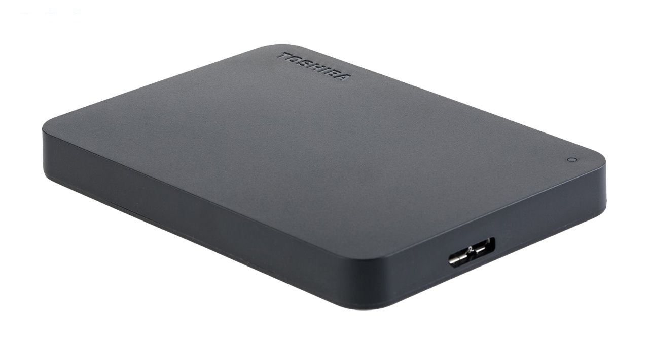 هارد اکسترنال توشیبا مدل Canvio Basics ظرفیت دو ترابایت دارای رابط USB Type-A 3.0