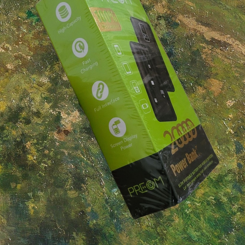 پاوربانک مدل PRE0M ظرفیت 20000 میلی آمپر ساعت