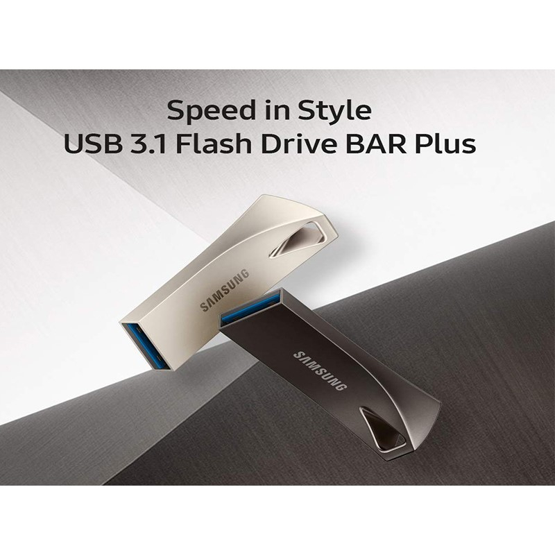 فلش مموری سامسونگ مدل BAR Plus USB 3.1  ظرفیت 256 گیگابایت