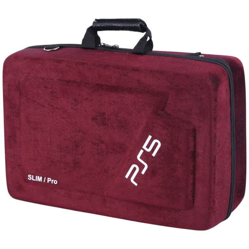 کیف حمل کنسول بازی پلی استیشن 5 اسلیم و پرو مدل Velvet