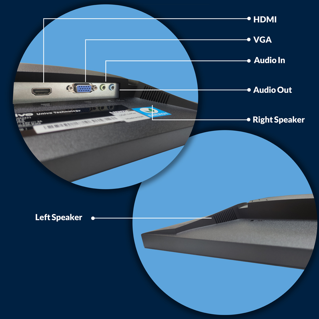 مانیتور یونیوو مدل UM-2421 IS 100 سایز 23.8 اینچ