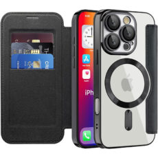 کیف کلاسوری مسیر مدل Leather Cover With Magsafe مناسب برای گوشی موبایل اپل iPhone 16 Pro Max