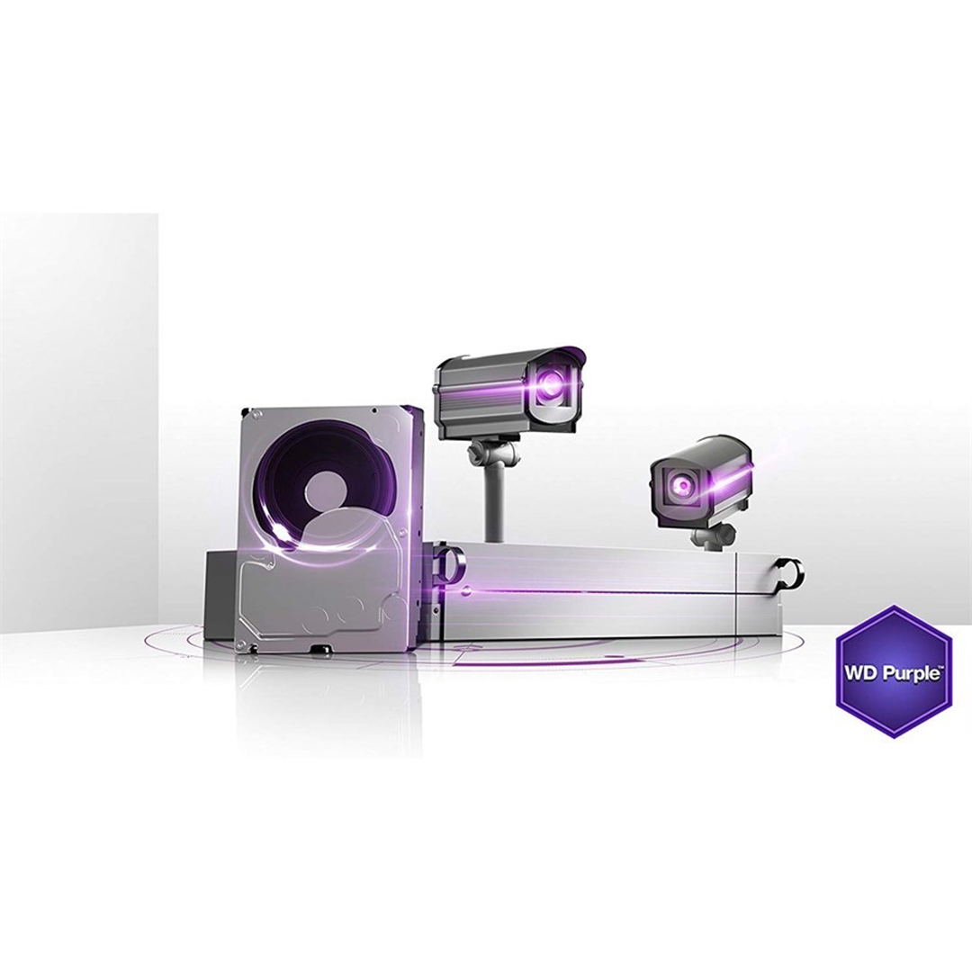 هارددیسک اینترنال وسترن دیجیتال مدل Purple WD82PURX-64GVLY0 ظرفیت 8 ترابایت