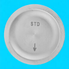 پیستون و گژن پین خودرو عظام مدل STD مناسب برای پیکان بسته 4 عددی