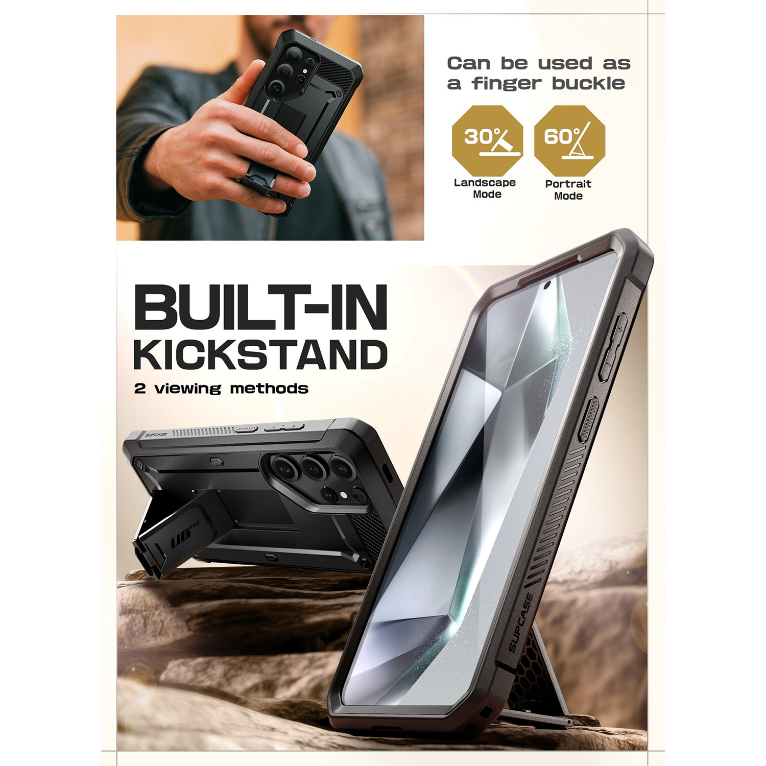 کاور ساپ کیس مدل Unicorn Beetle PRO Rugged مناسب برای گوشی موبایل سامسونگ Galaxy S25 Ultra