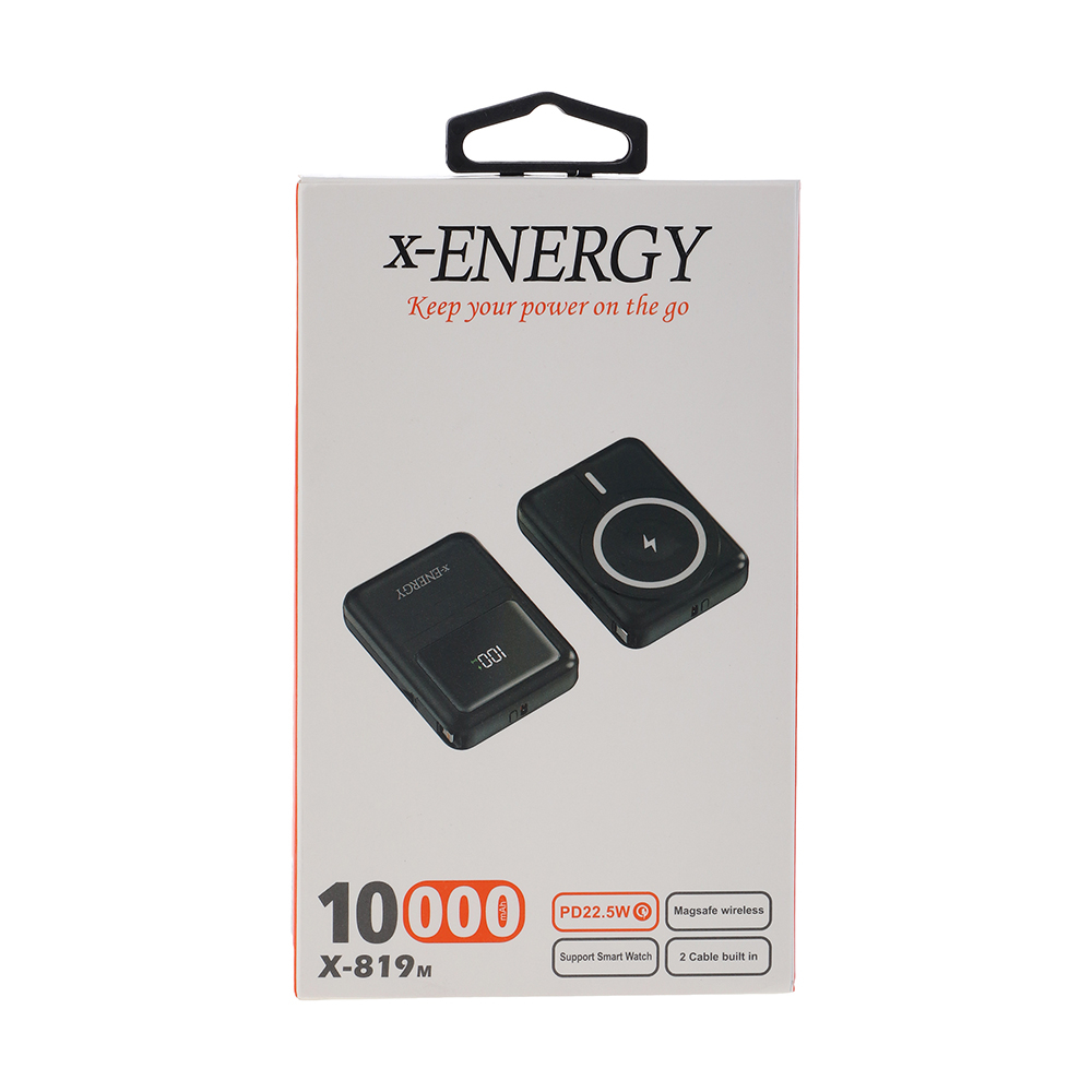 پاوربانک ایکس انرژی مدل X-819M 22.5W ظرفیت 10000 میلی آمپر ساعت