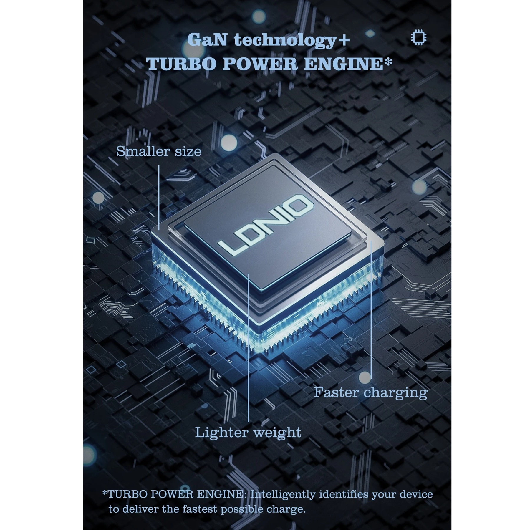 شارژر رومیزی الدینیو مدل GAN-6IN1-Q4010-140W