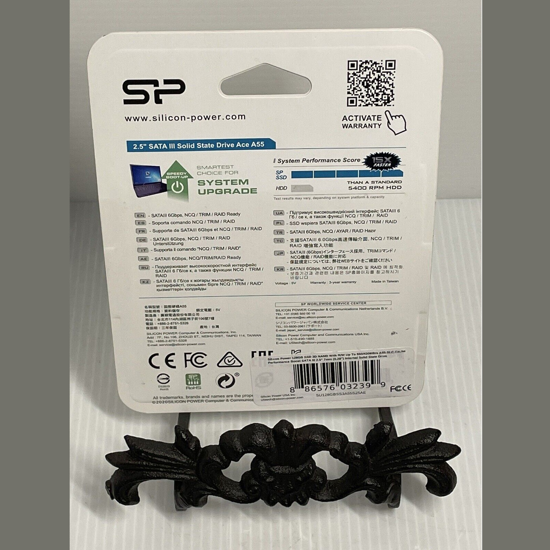 اس اس دی اینترنال SATA3.0 سیلیکون پاور مدل Ace A55 ظرفیت 128 گیگابایت
