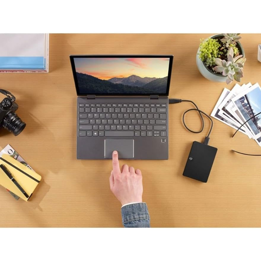 هارد اکسترنال سیگیت مدل expansion ظرفیت یک ترابایت دارای رابط USB Type-A 3.2