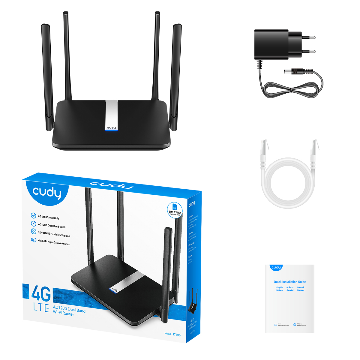 مودم روتر بی سیم 4G LTE کودی مدل LT500