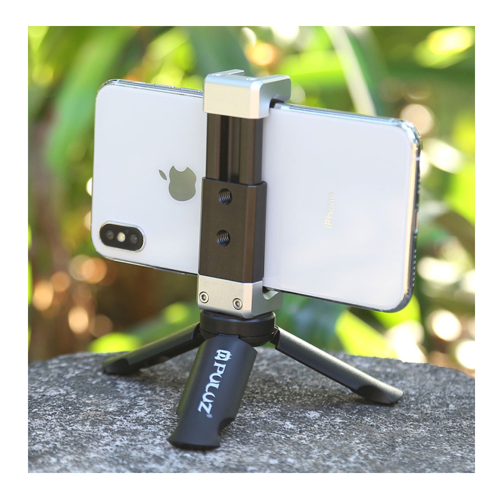 سه پایه نگهدارنده گوشی موبایل پلوز مدل Aluminum Alloy Clamp