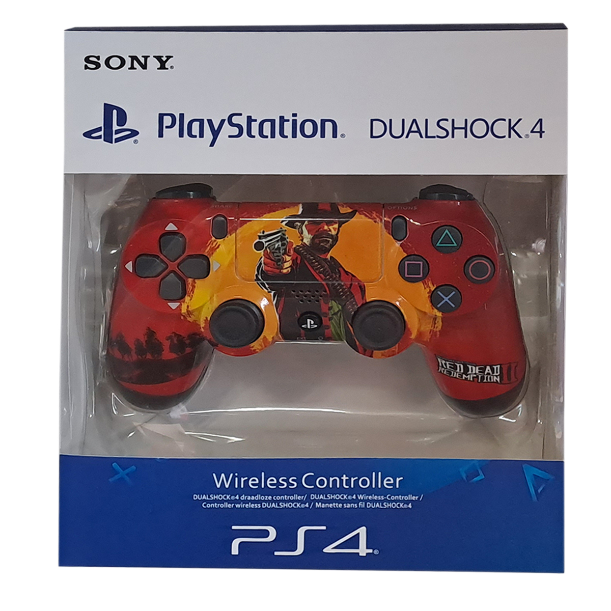 دسته بازی پلی استیشن 4 مدل DualShock4 طرح RED DEAD