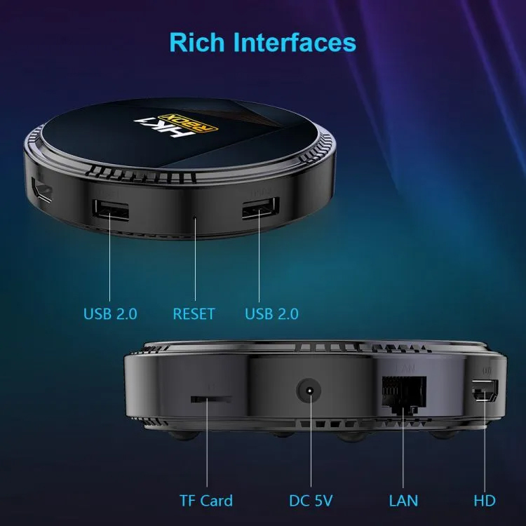 اندروید باکس اچکا 1 مدل RBOX H8 حافظه 128گیگ