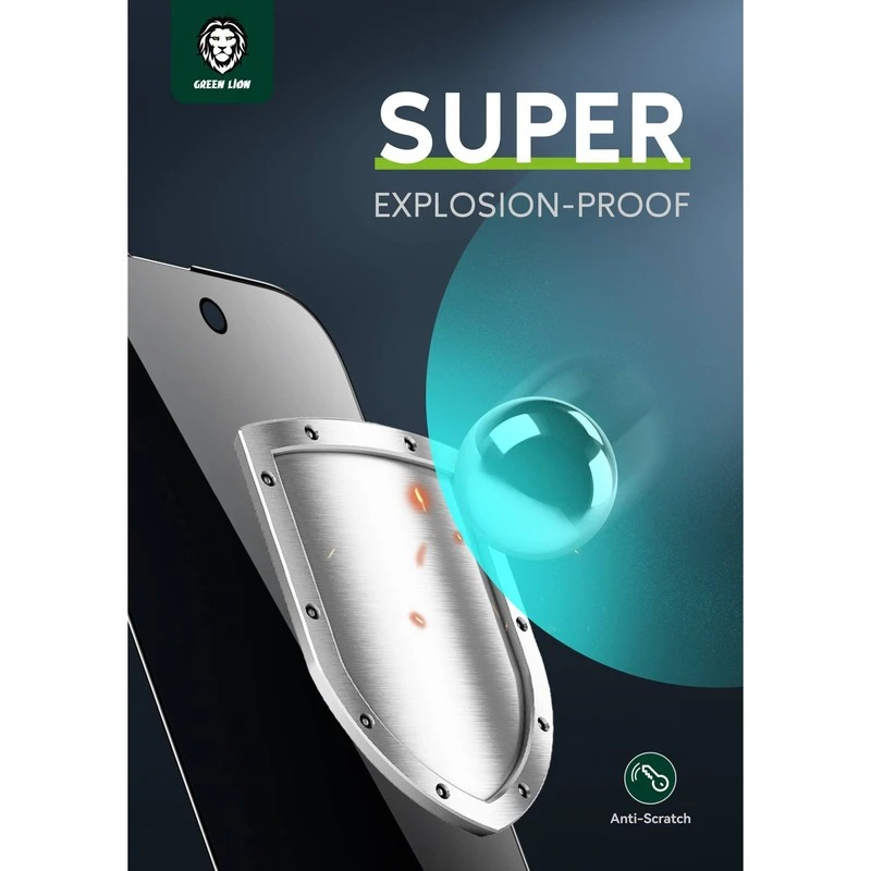 محافظ صفحه نمایش حریم شخصی گرین لاین مدل 9H Steve privacy مناسب برای گوشی موبایل اپل iphone 16 pro max