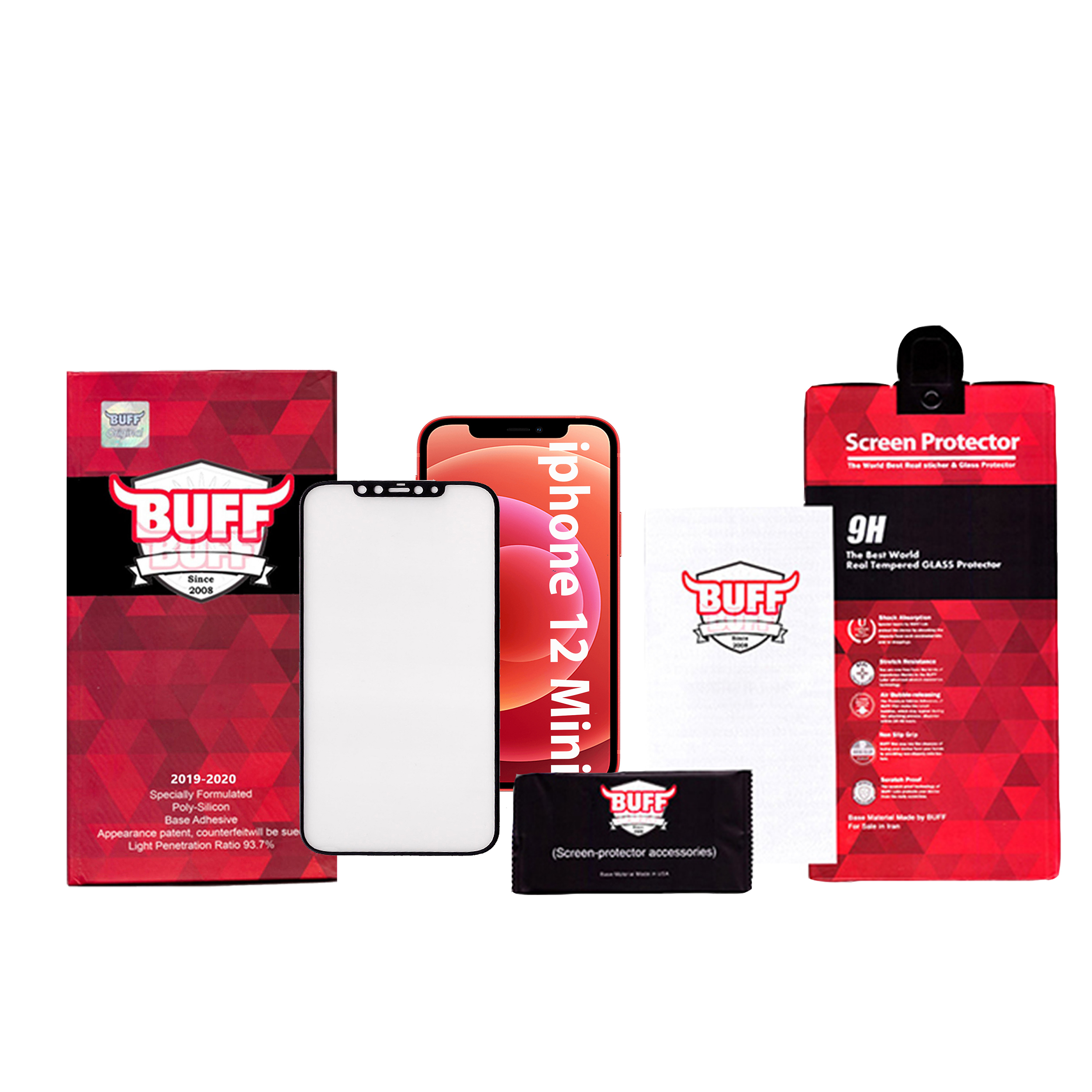 محافظ صفحه نمایش سرامیکی  بوف مدل CFM9 مناسب برای گوشی موبایل اپل Iphone 12 Mini