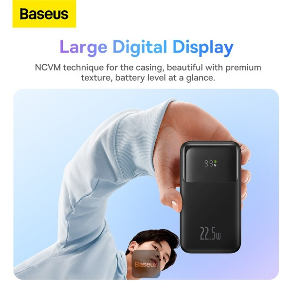 پاوربانک بیسوس مدل Comet Series 22.5W ظرفیت 20000 میلی آمپر ساعت