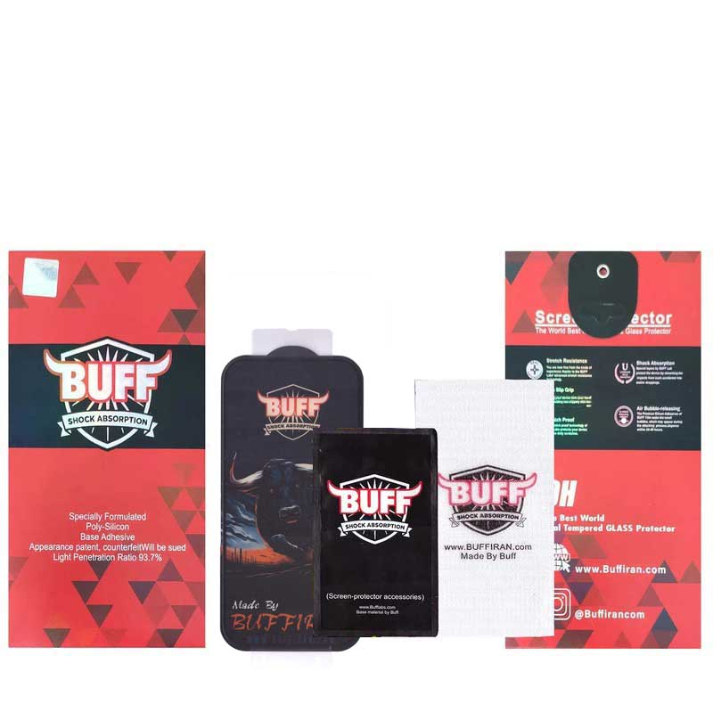 محافظ صفحه نمایش بوف مدل BullRun Buffer مناسب برای گوشی موبایل اپل iPhone 16/ 15