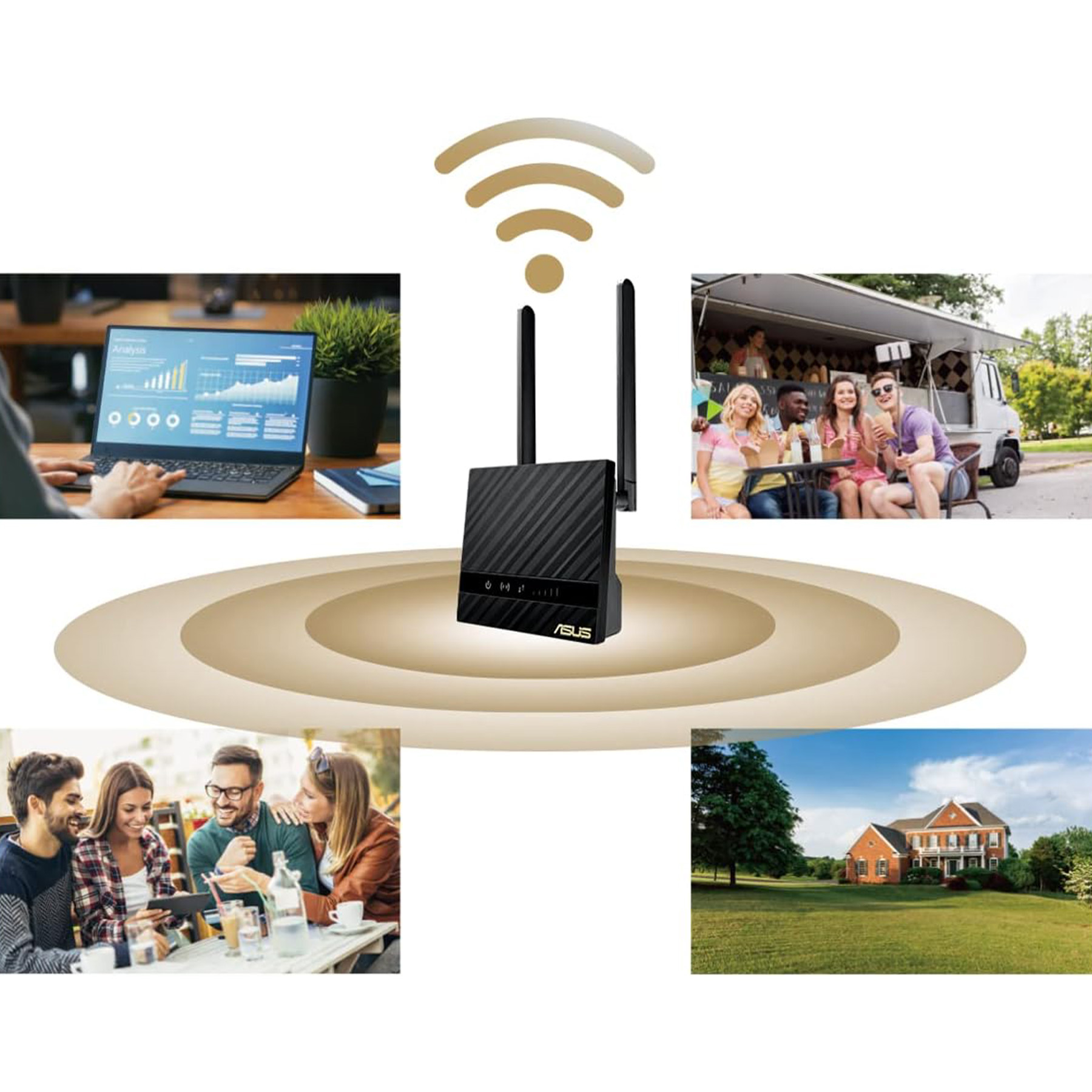 مودم روتر بی سیم 4G LTE ایسوس مدل 4G-N16