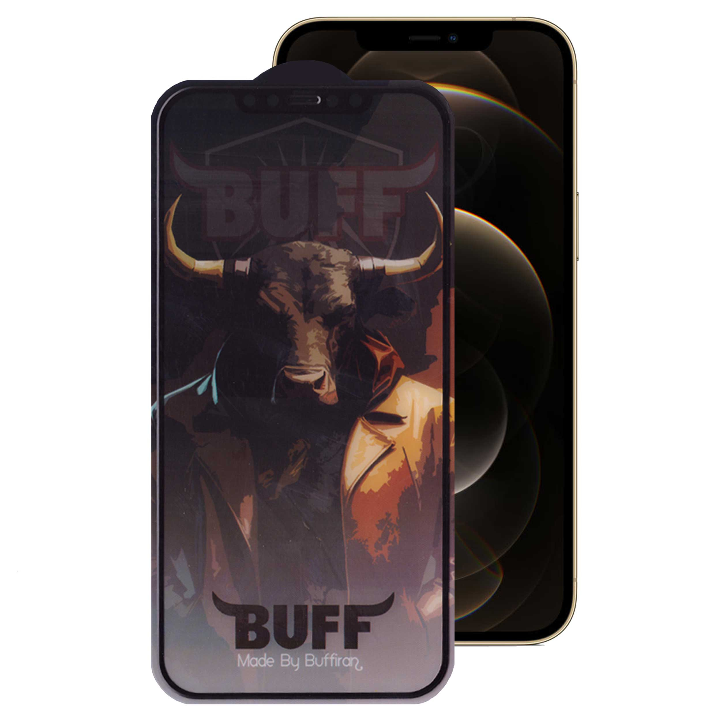 محافظ صفحه نمایش بوف مدل Crystal Pro-G مناسب برای گوشی موبایل اپل iPhone 12 Pro Max