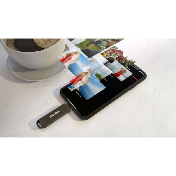 فلش مموری لایتنینگ و USB3.1 سن دیسک مدل IXPAND LUXE ظرفیت 64 گیگابایت
