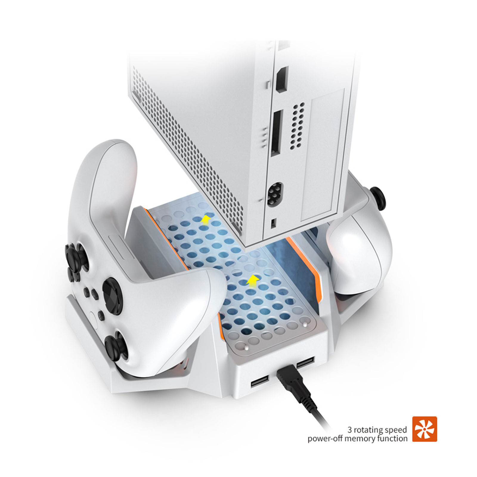 پایه شارژر دسته بازی دابی مدل Dobe TYX-0663 مناسب برای XBOX Sereis S به همراه باطری