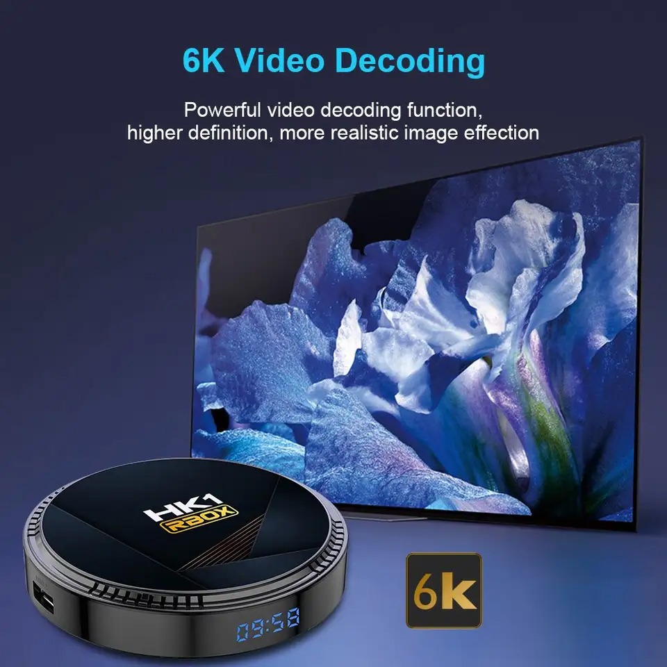 اندروید باکس مدل HK1 RBOX H8