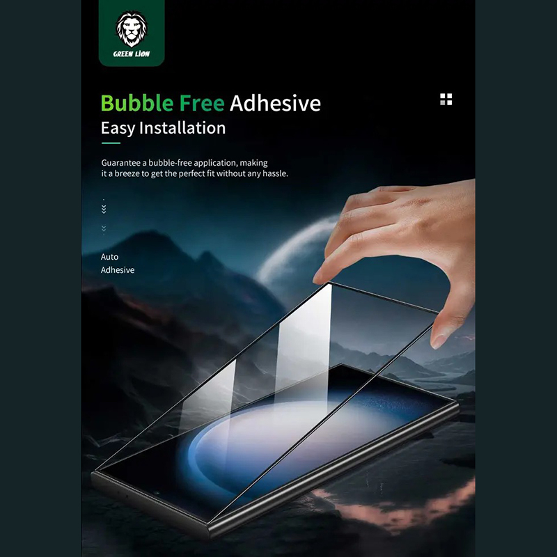 محافظ صفحه نمایش گرین لاین مدل 9H Crystal Shield مناسب برای گوشی موبایل سامسونگ Galaxy S24 Ultra