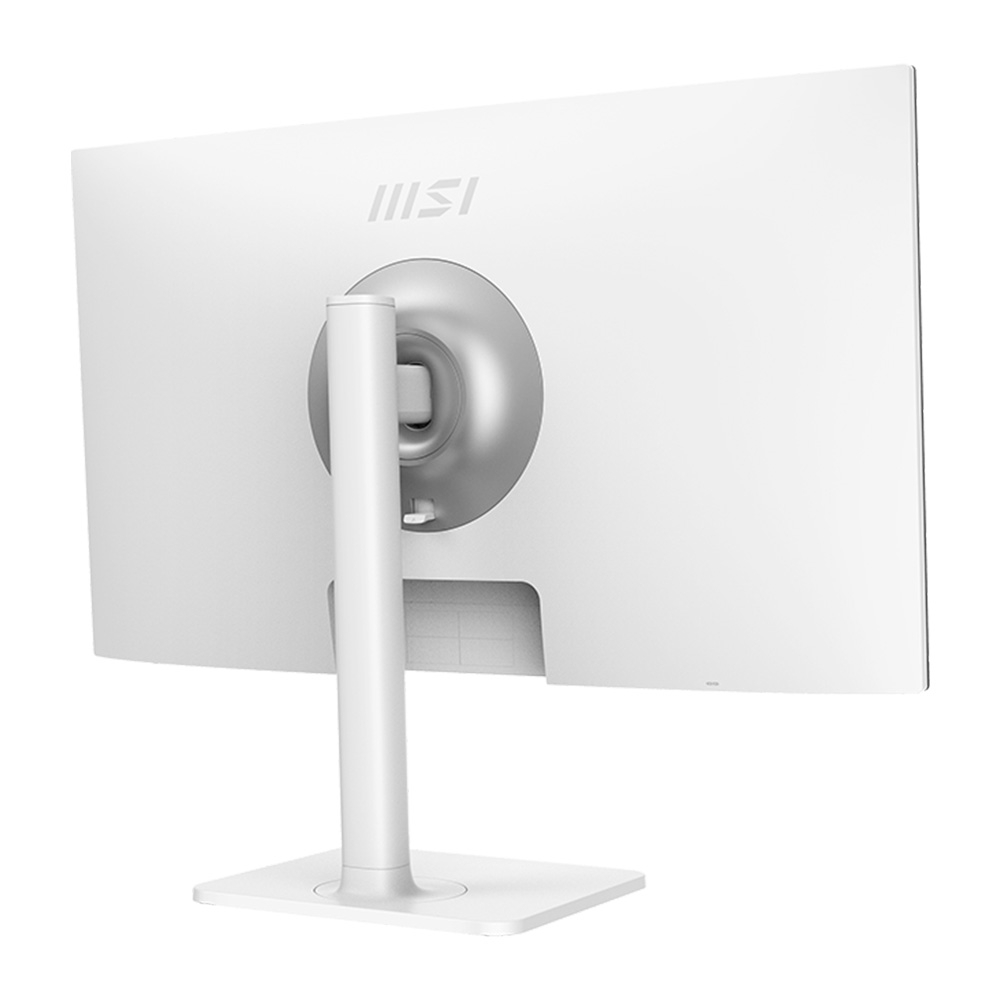 مانیتور 27 اینچ ام اس آی مدل MD2712PW، رزولوشن FullHD، پنل IPS، نرخ بروزرسانی 100 هرتز، با نسبت تصویر 16:9، دارای اسپیکر داخلی، دارای پورت HDMI و USB-C و خروجی هدفون