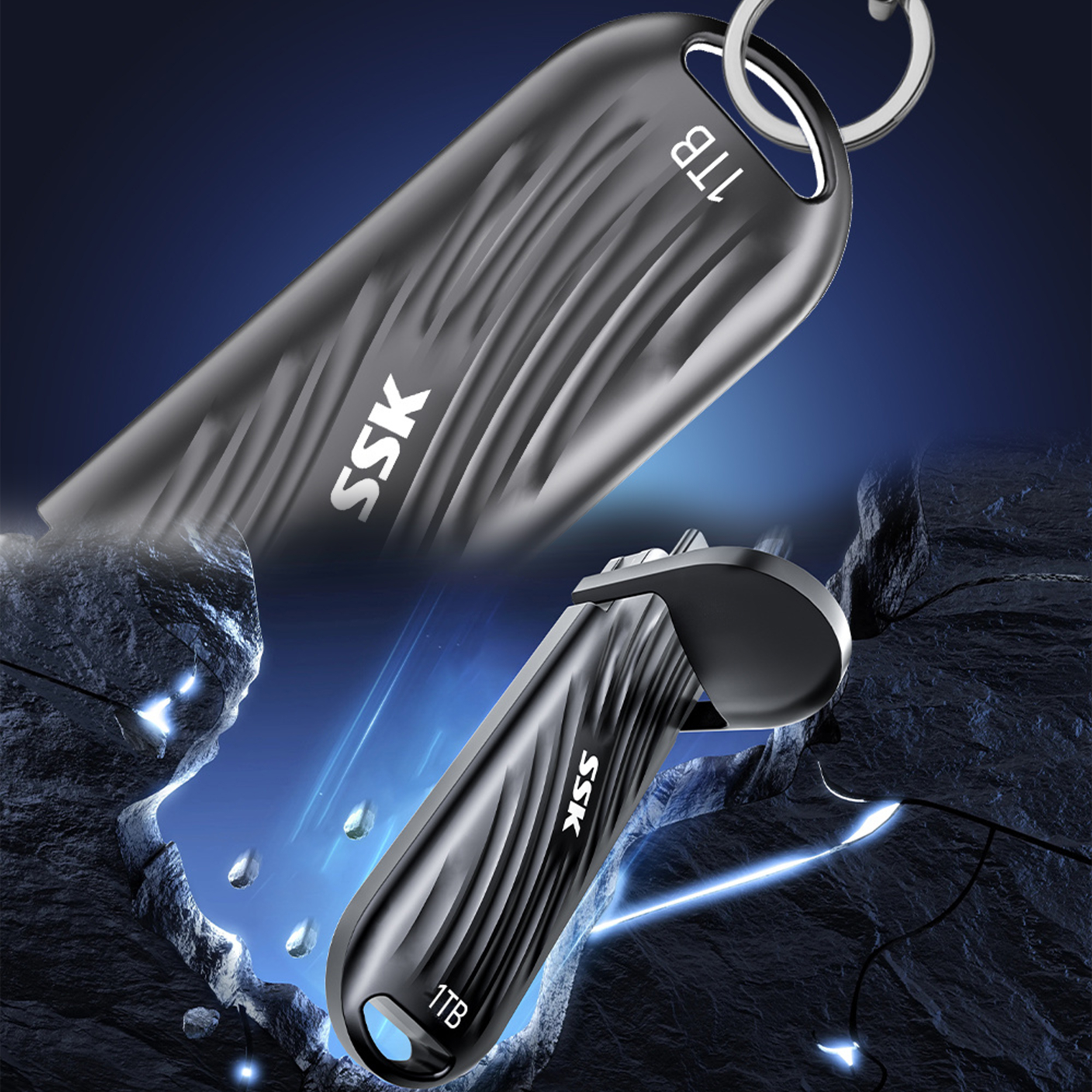 فلش مموری اس اس کا مدل SD320 SSD-DRIVE USB3.2 GEN2x2 2000MB/s ظرفیت 2 ترابایت