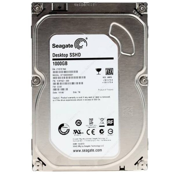 هارد دیسک اینترنال سیگیت مدل Desktop SSHD ظرفیت 1 ترابایت 64 مگابایت کش ST1000DX001