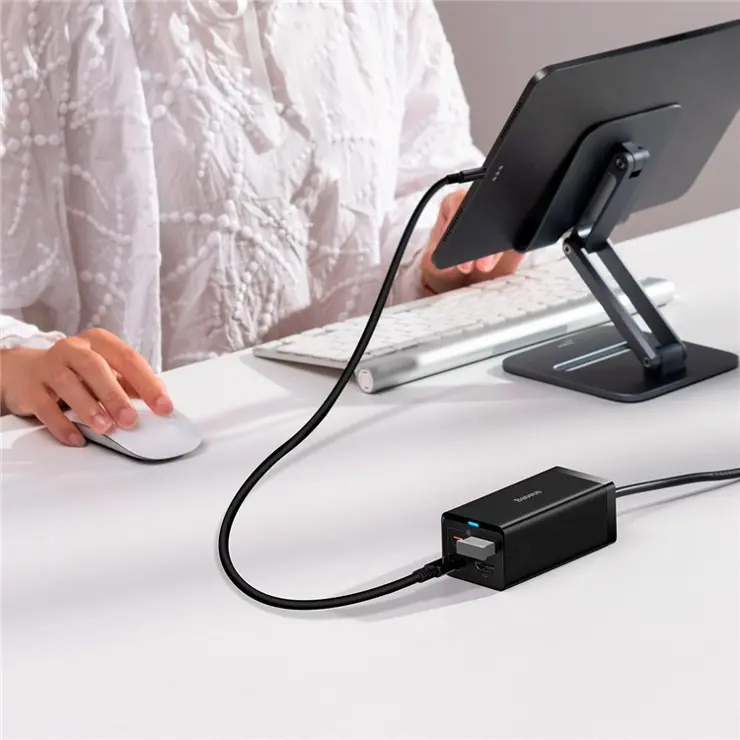 شارژر رومیزی بیسوس مدل GaN-5 Pro 67W