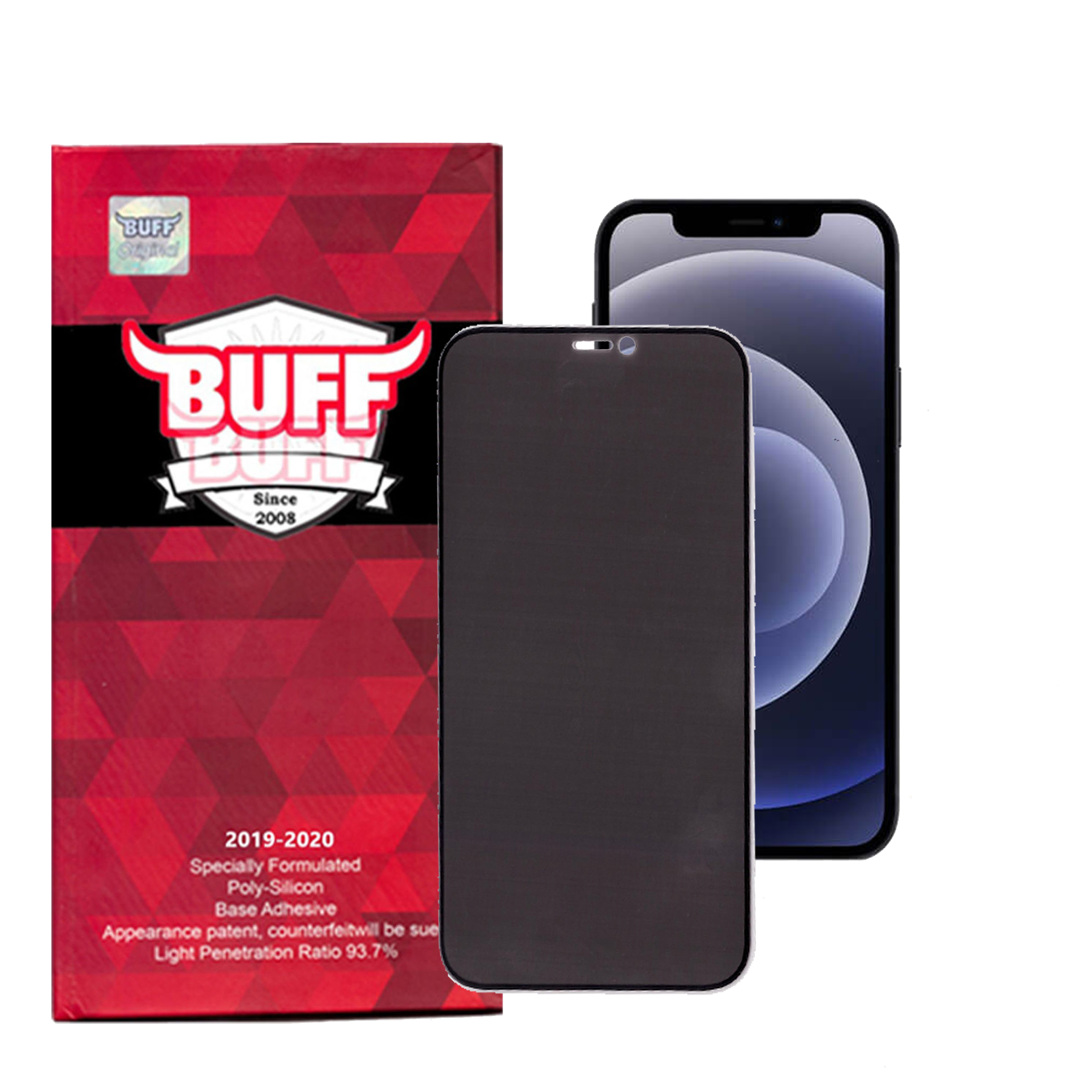 محافظ صفحه نمایشی سرامیکی حریم شخصی بوف مدل CFPr9 مناسب برای گوشی موبایل اپل iphone 12