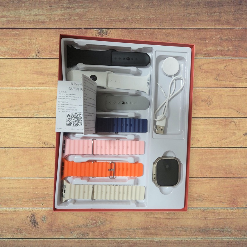 ساعت هوشمند 49 میلی متری مدل BIG2.02W6O ULTRA3 با بند سیلیکونی