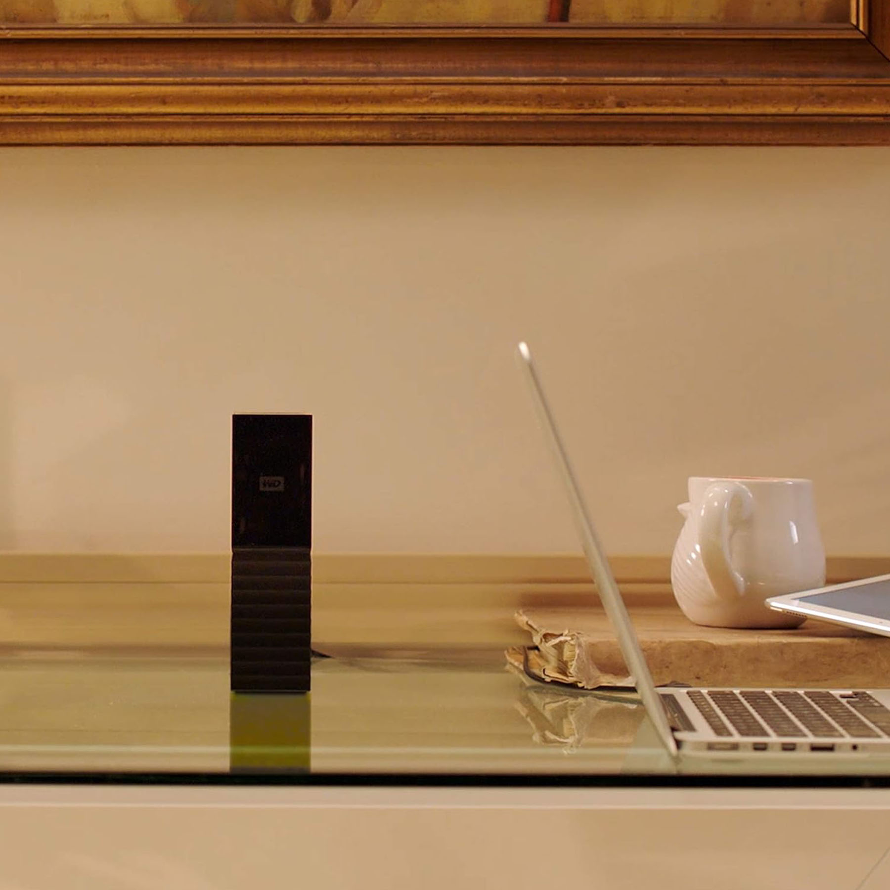 هارد اکسترنال وسترن دیجیتال مدل My Book Desktop ظرفیت چهار ترابایت دارای رابط USB Type-A 3.0