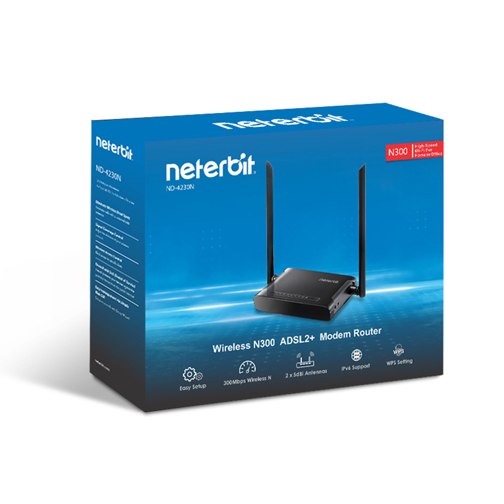 مودم روتر +ADSL2 نتربیت مدل ND-4230N
