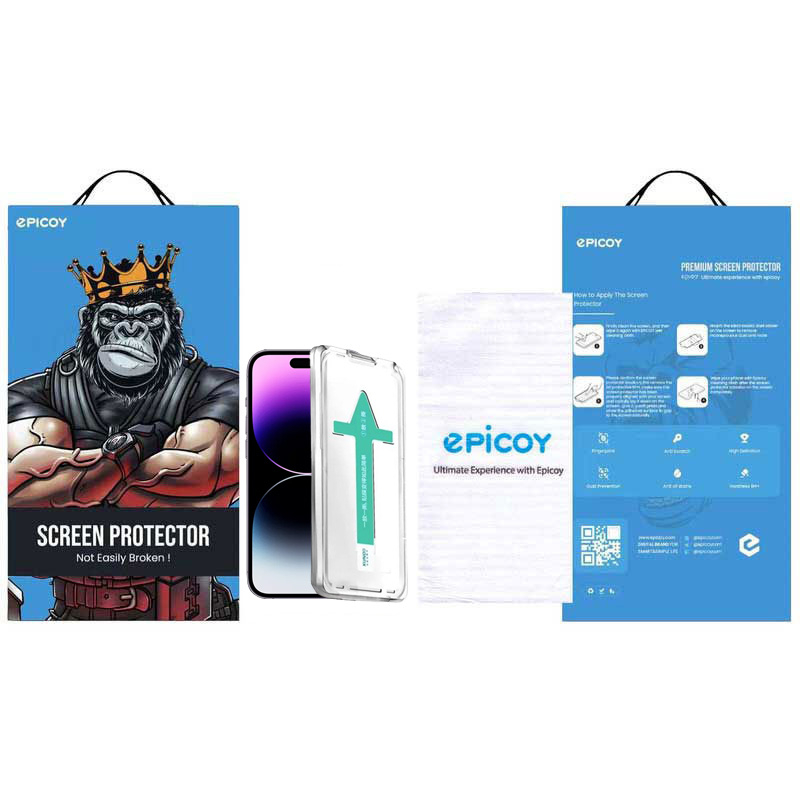 محافظ صفحه نمایش اپیکوی مدل Xundd Axe Easy install مناسب برای گوشی موبایل اپل iPhone 14 Pro Max