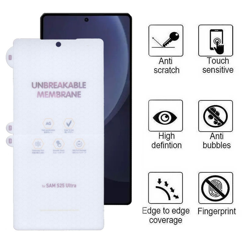 محافظ صفحه نمایش مات بوف مدل Hydrogel-Matte مناسب برای گوشی موبایل سامسونگ Galaxy S25 Ultra